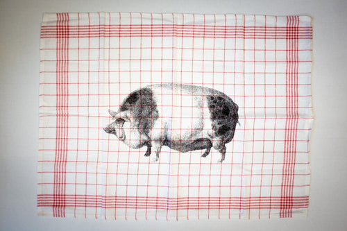 Pig Kitchen Towel