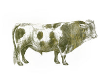 Load image into Gallery viewer, farm animal meat woodcarving 1800s books siebdruck handdruck screen-print