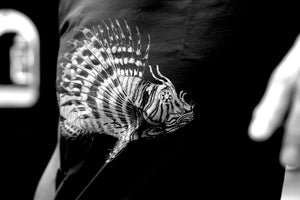 tshirt fish zoology marine biology 1800s woodcarving screen-print siebdruck handdruck